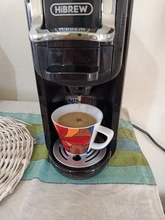 HiBREW-Cafetera expreso 4 en 1 para uso en el hogar, máquina de café 4 en 1 de 19bar con cápsula múltiple Dolce Milk y Nexpresso, ESEpod, cápsula de café molido H2