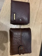 CONTACTS casuales de los hombres, carteras de cuero de Caballo Loco corto cerrojo monedero Cartera de diseño de cuero de vaca embrague carteras hombre autoteiras