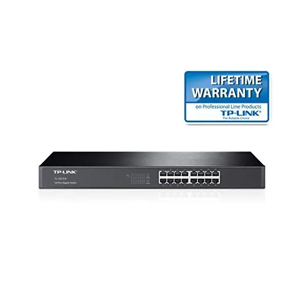 Шкаф переключатель TP-LINK TL-SG1016 16P гигабит 19"