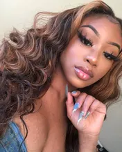 Uwigs suelto ola peluca cabello Natural marrón medio, 4x4, cierre de encaje pelucas de cabello humano Pre arrancó Remy brasileño pelucas para mujeres