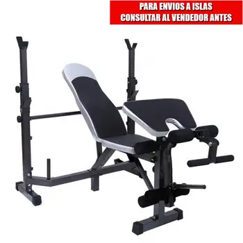 

PRESS Multistation banking with reclining ABDOMINAL bench with RACK backrest shipping from Spain