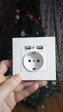 Eu-Power-Socket-Socket Pc-Panel Wall SRAN 250V Smart Dual Home-16a with USB for 5V 2A
