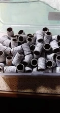 HYTOOS 100 unids/caja bandas de lijado sin mandril eléctrica uñas accesorios de taladro de cuidado de uñas de Gel polaco herramientas de eliminación