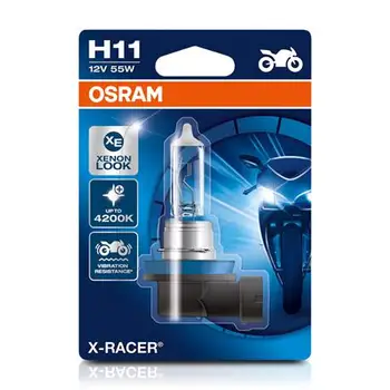 

64211XR-01B-lamp Osram H11 55W 1 X RACER + 50%