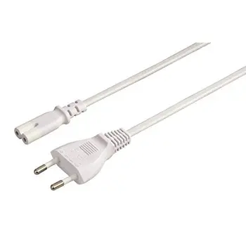 

Cable de alimentacion IEC-320-C7 5 M Blanco