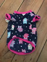 Dog Clothing Jacket Shirt Pullover Pet-Coat Puppy Skull French Bulldog Fleece Warm Printed