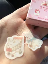 45 unids/pack de Fox zorro lindo y Hojas de arce de la etiqueta engomada de papel artesanías adhesivas palo etiqueta de la computadora portátil DIY decoración niños regalo de papelería