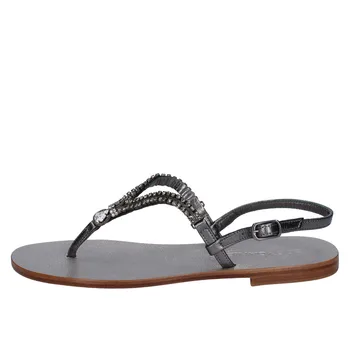 

EDDY DANIELE sandals women leather Gray