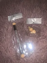 Cepillo de doble cabeza para uñas, mango de purpurina para espejo, esponja lavable para arte de uñas, pintura de puntos en polvo, equipo de manicura GL945, 1 Uds.