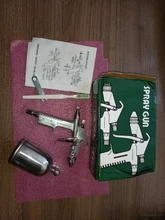 K-3 portátil la gravedad de chorro de arena-pistola ajustable de aire pequeño máquina de chorro de arena de Spray-Juego de pistola