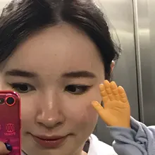 6 Tipo Adulto chico novedad juguetes dedo Fidget luminoso palma de mano Tease gato bromas broma fiesta accesorios de Cosplay para Halloween