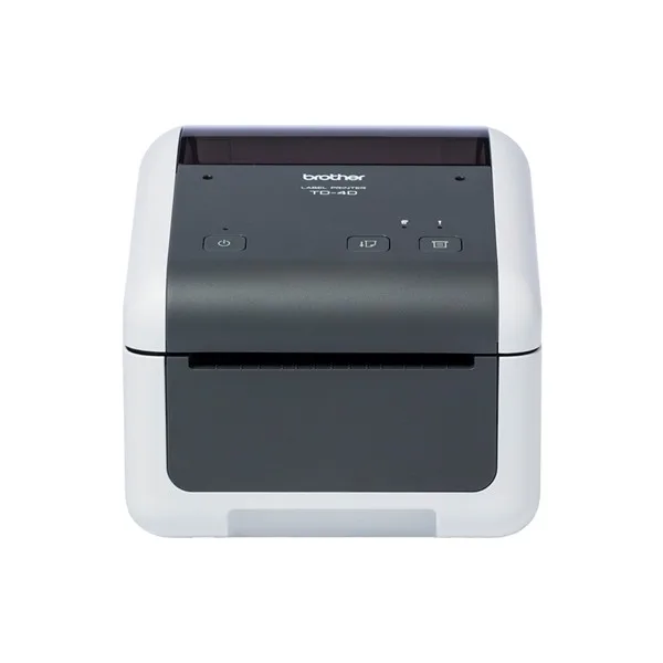 Термопринтер Brother TD4520DN 300 точек/дюйм LAN USB 2,0 серый белый