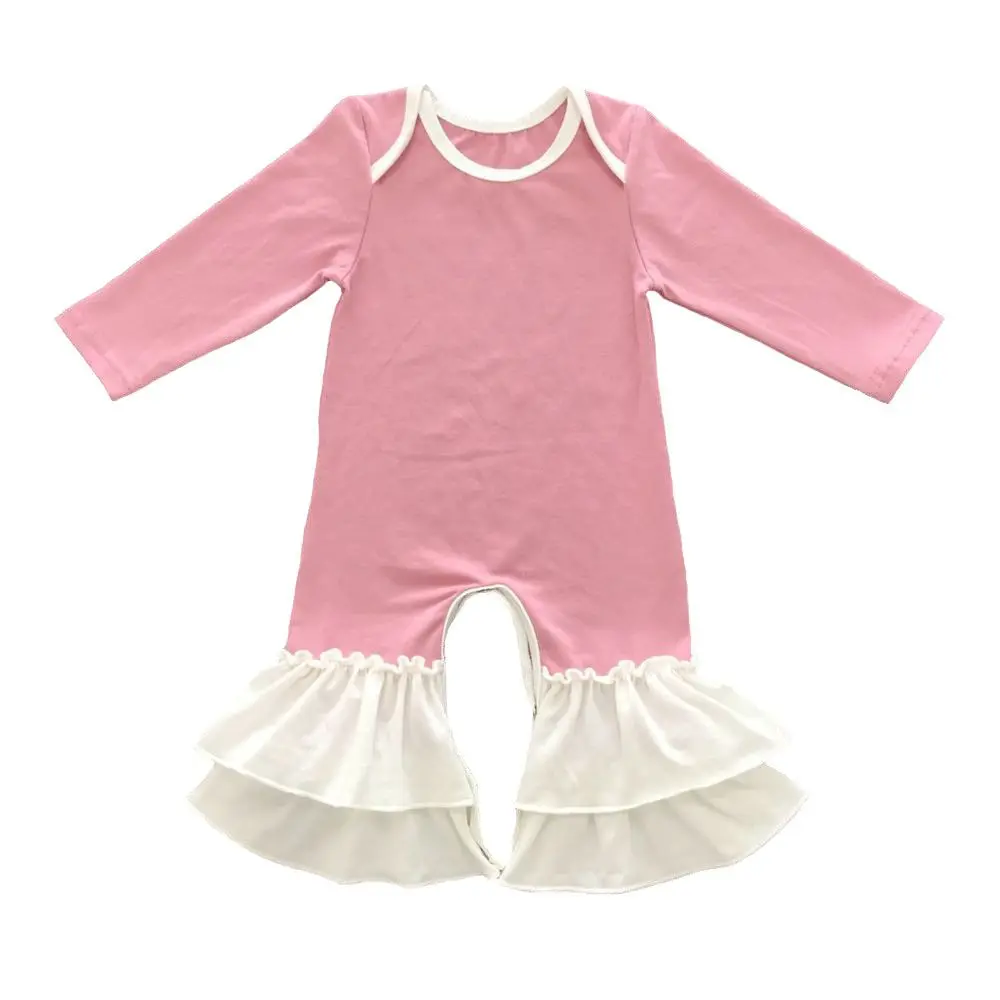Цена, хлопковый комбинезон с оборками, Рождественский детский наряд, песочник для сна для маленьких девочек, одежда для больницы, детские пижамы, платье - Цвет: 31