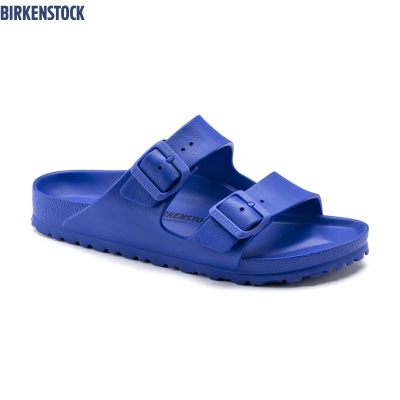 Birkenstock-Zapatillas De EVA Para Hombre, Zapatillas Azules Originales, 1019100