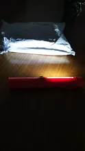 LED Flashlight Torch-Lamp Magnet Work-Inspection COB with The-Bottom And Clip Red/blue