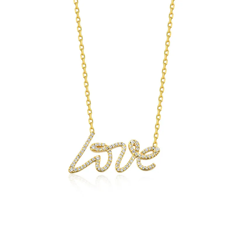 VishowCo Custom Name Necklace Stainless 