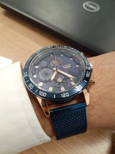 Relojes LIGE para hombre, reloj de pulsera de lujo de marca, reloj de cuarzo, reloj azul, reloj deportivo impermeable para hombr