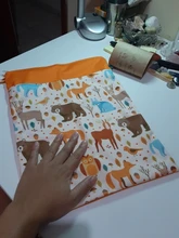 Happyflute 2 unids/set impermeable pañal de tela lavable para bebé bolsa de separación de ropa seca y húmeda Wetbag para viajes de playa y piscina