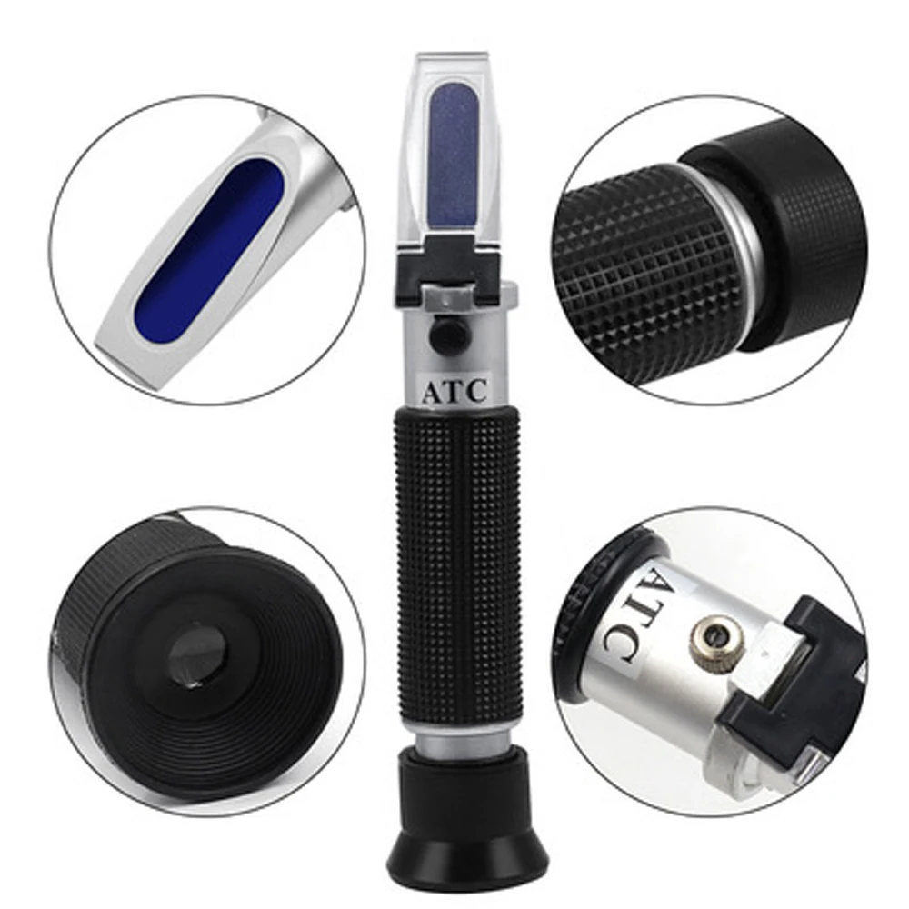 Salinity Refractometer for Seawater and Marine Fishkeeping Aquarium 0-100 PPT with Automatic Temperature Compensation