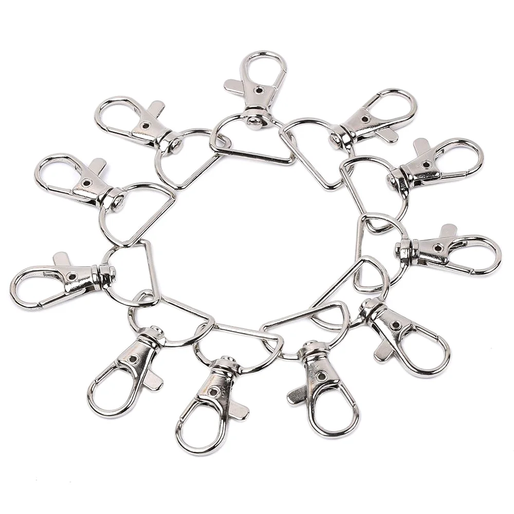 Key-Chain Lobster Clasp Hanger Bag-Parts Backpack Snap-Hook Metal Swivel Trigger Craft