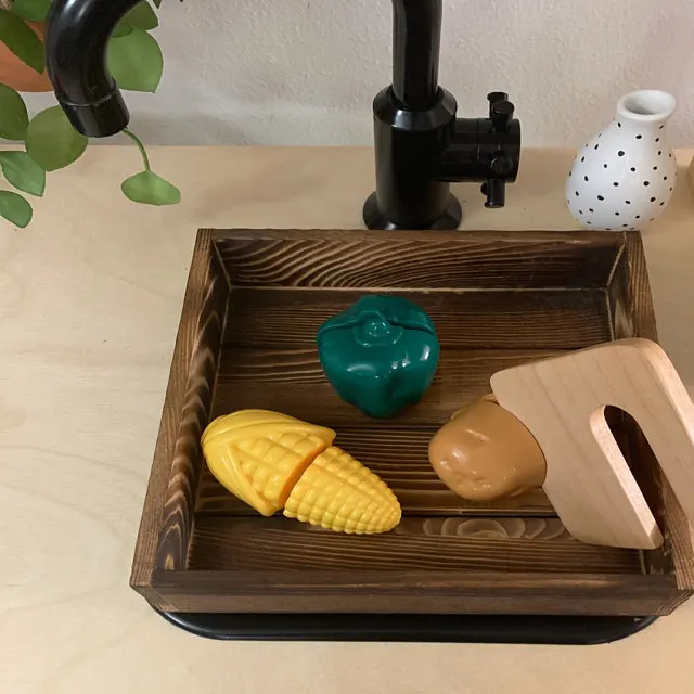 Gyerekbarát Fa Vágódeszka És Kés Gyermekek Számára, Biztonságos Fából Készült Aprító Deszkás Kombináció, Kisgyermek Edény, Montessori Eszköz - Image 4
