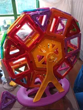 ZKZC-bloques de construcción magnéticos de gran tamaño para niños, juego de bloques de construcción de diseñador magnético, 180 Uds., Juguetes DIY para niños, regalos