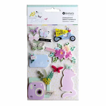 

CRZCrafter 3D Sticker Dimensional embellishments Self adhesive for Scrapbooking Cardmaking Journal Decoration