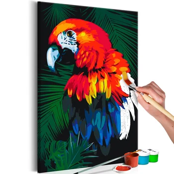 

DIY-parrots picture-40x60 cm