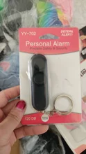 LLavero de seguridad Personal de 130dB para mujer, dispositivo de autodefensa, con altavoces duales, alarma de Panic, colgante de bolsa portátil