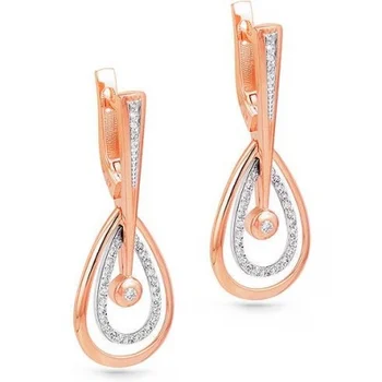 

Kabarovsky earrings with 60 diamonds in red gold
