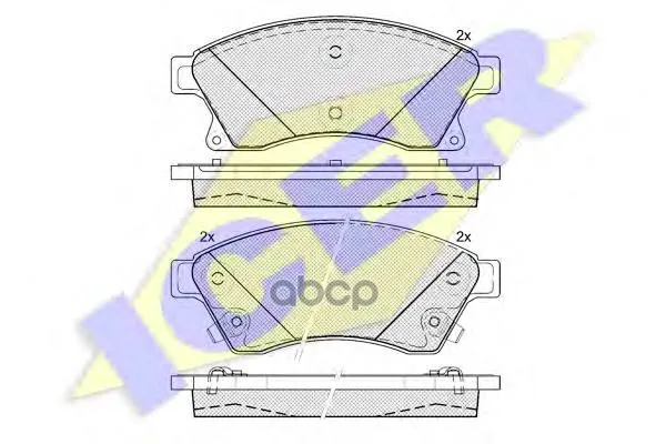 181942_колодки Дисковые Передние! Opel Astra, Chevrolet Cruze 1.4-2.0 09 Icer 181942 Icer арт. 181942