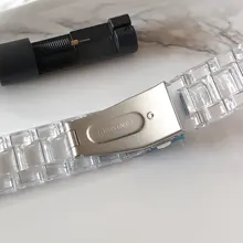 Bracelet Watchband-Accessories Apple Watch Newest-Strap Transparent 40mm 44mm 38mm 42mm