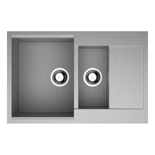 Мойка для кухни Omoikiri Daisen 78-2-GR Artgranit(leningrad grey)(Ударопрочная, термостойкая, встраиваемая, перелив