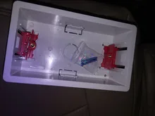 Coswall-caja de revestimiento seco tipo 146 para tablero de yeso, tablero de yeso de 47mm de profundidad, caja de interruptores de pared, Cassette de enchufe