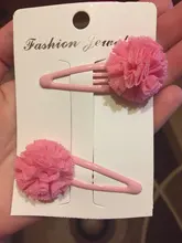 2 unids/set lindo encaje Pom bebé broches para el cabello bonitos niños horquilla bebé niña Haarspeldjes Barettes infantil bebé bebés accesorios para el cabello