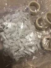 Venta al por mayor 50/100 Uds desechables pegamento para extensión de pestañas anillos pegamento para extensión de pestañas titular pegamento contenedor del pigmento del tatuaje