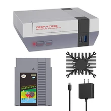2020 original retroflag nespi 4 caso para raspberry pi 4b com cartucho ssd