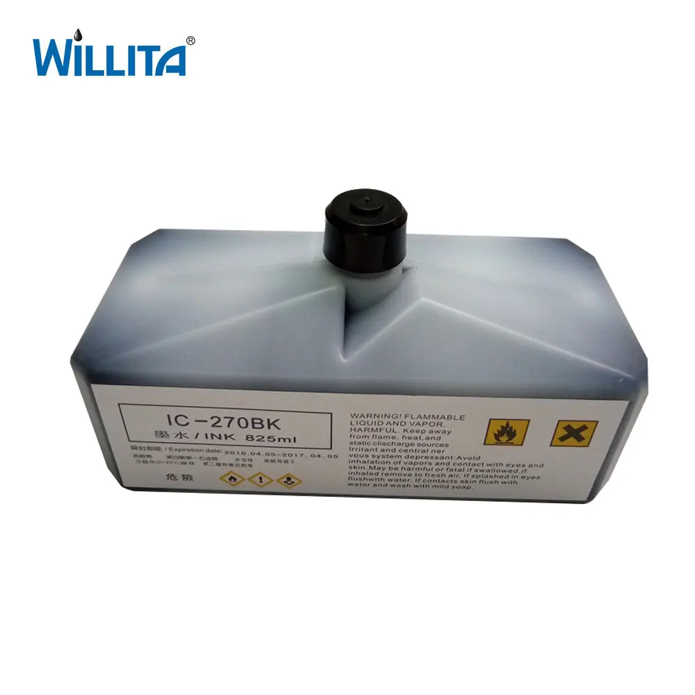 Tinta Preta Alternativa de Uma Garrafa para Impressoras de Domino Ic270bk 236bk - Imagem 3