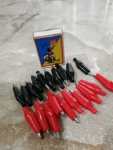 Probe-Meter Alligator-Clip Testing Electrical-Clamp Auto-Battery Crocodile Metal Plastic