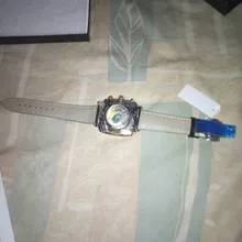 Swiss-Reloj de pulsera para hombre, cronógrafo cuadrado de lujo, Esfera Grande, resistente al agua, nuevo