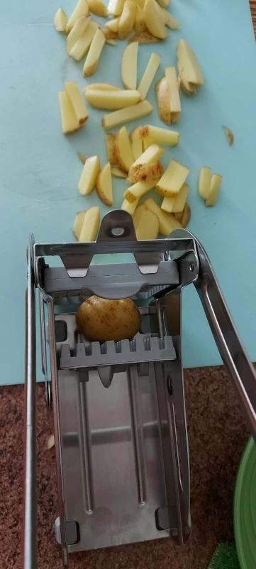 Stainless Steel Manual Potato Cutter – Tonys Finest