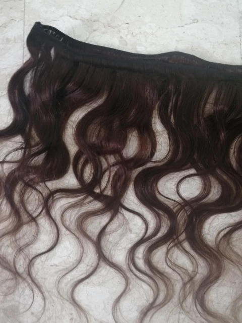 Brazilian Body Wave Hårbuntar 100% Människohår Weave Natural Color #4 Brown Remy Hair Extension 1/3/4st Colored Weaving