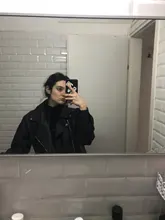 Women's Wild-Jacket Turn-Down-Collar Spring Zipper Black Fashion EAM High-Quality Loose