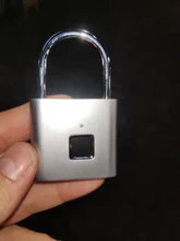 Towode-cerradura de puerta recargable por USB, candado inteligente con huella digital, desbloqueo rápido, Chip de Metal de aleación de Zinc, autodesarrollo, 1/2 Uds.