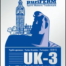 Дрожжи Турбо Puriferm UK-3 Turbo, 112 грамм быстрые дрожжи от 2 дней готовая брага