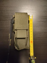 CQC táctico Molle M5 linterna bolsa individual pistola revista antorcha funda, soporte al aire libre cuchillo de caza linterna y funda bolsa