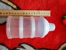 Caja portátil de almacenamiento de alimentos para bebés, recipiente para aperitivos ZXH con diseño de oso de 3 / 4 capas, para cereales esenciales, leche en polvo