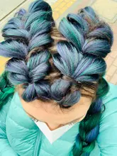 Mirras Mirra-extensiones de cabello trenzado, pelo sintético, trenzas profesionales fáciles de estirar, fibra de baja temperatura