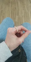 Anillos geométricos de perlas de imitación minimalistas para mujer, joyería para dedo, anillo elástico ajustable a la moda, novedad