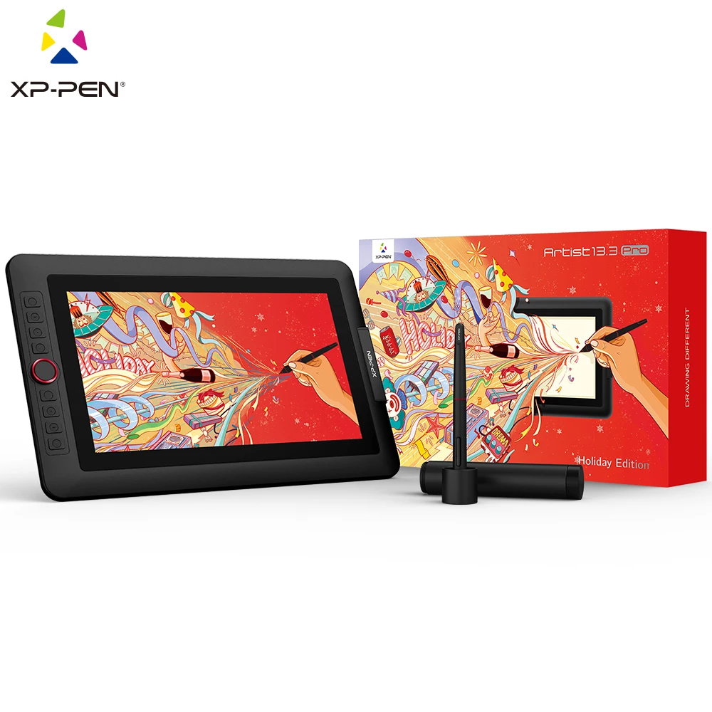 US $299.99 XPPEN Artist 133Pro Holiday Edition Drawing Digital Graphics Tablet with Screen Pen Display Monitor FullLaminated with Tilt